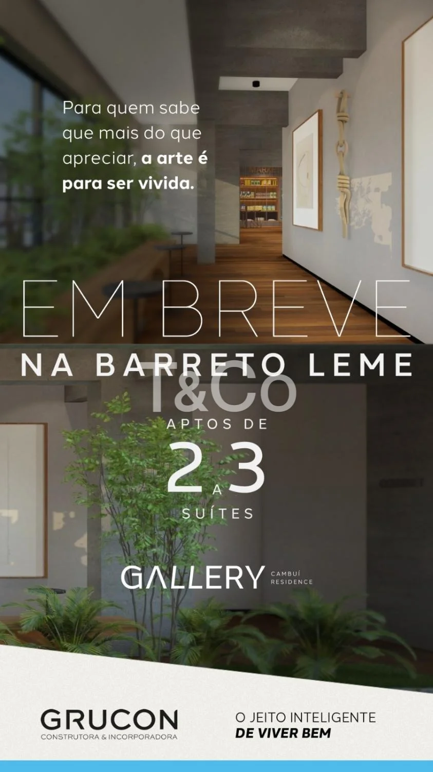 Apartamento 2 Suítes No Cambuí Com Coworking Integrado No Condomínio