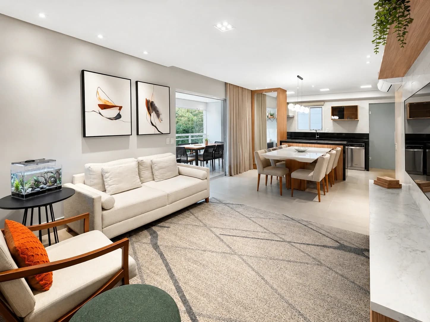 Apartamento Mobiliado Com 3 Suítes No Taquaral Com 2 Vagas Cobertas