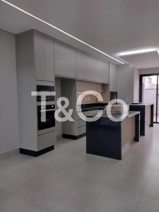 Cozinha - Casa Térrea de Luxo À Venda No Condomínio Royal Garden, Paulínia