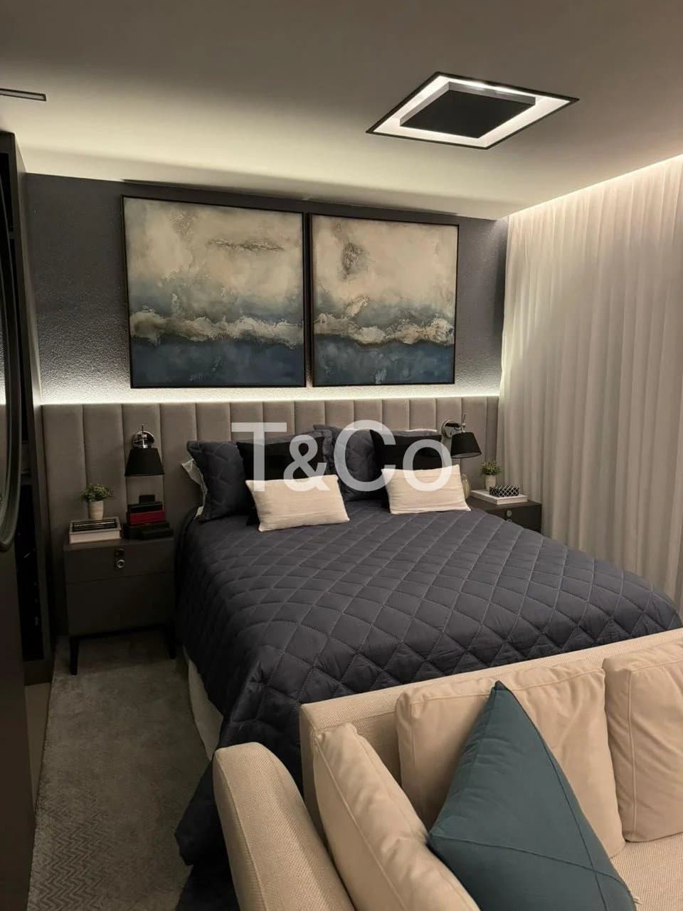 Studio Mobiliado No Cambuí Com Piscina e Garagem Coberta, Prédio Novo