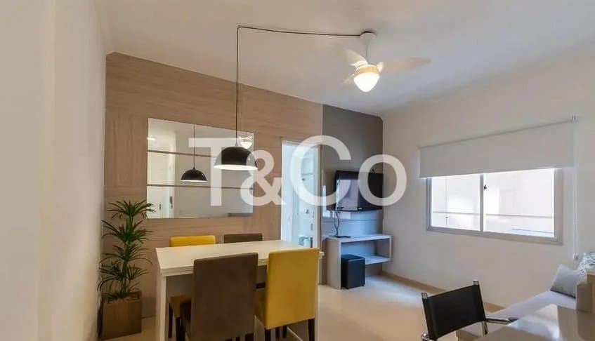 Apartamento Mobiliado Com 1 Suíte Para Venda No Cambuí