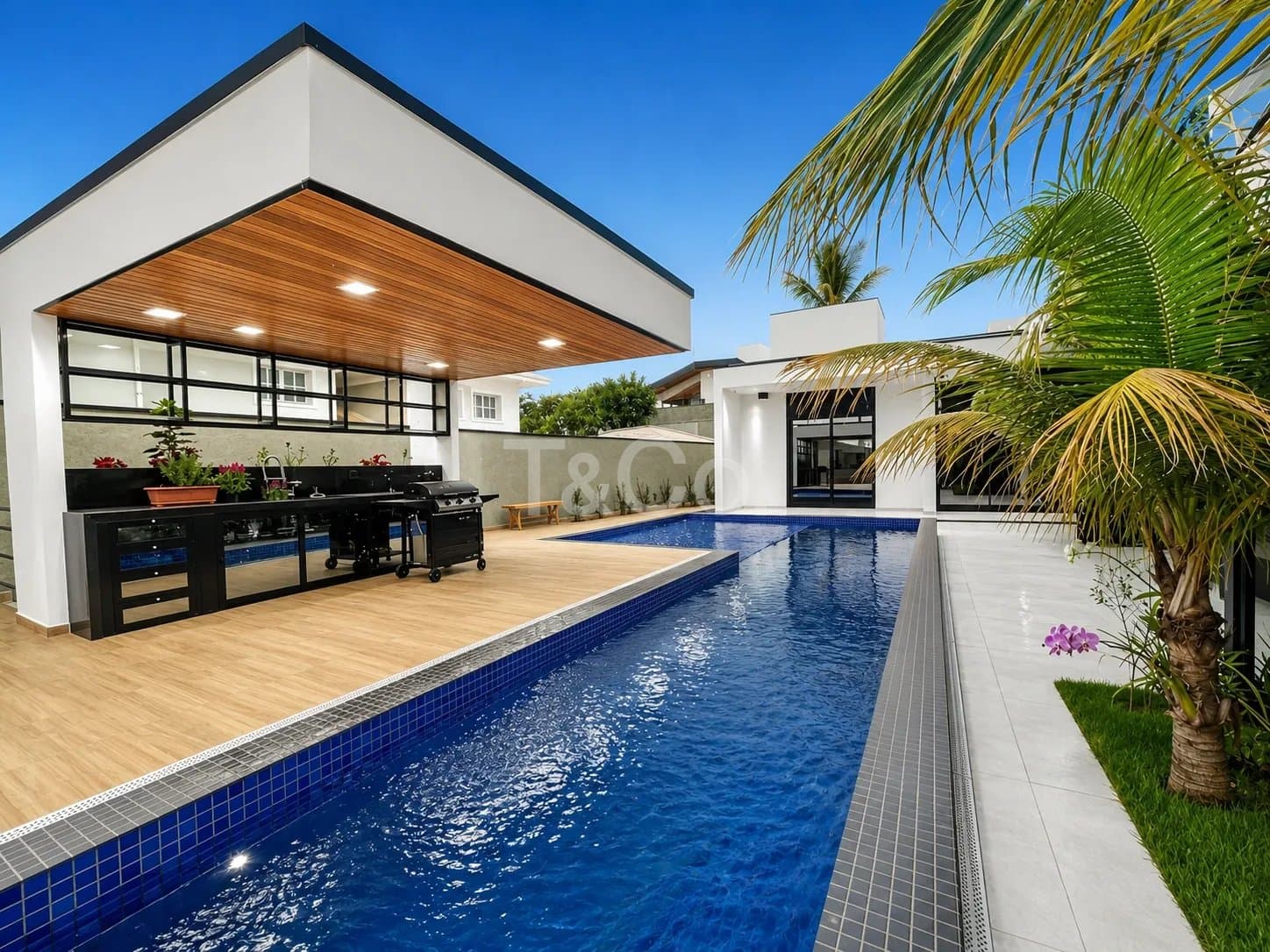 Casa 4 Quartos Em Condomínio Alphaville Com 8 Garagens e Piscina Aquecida — foto 3