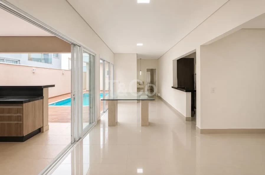 Casa 4 Suítes Em Condomínio Fechado, No Condomínio Metropolitan, Paulínia Com 4 Vagas de Garagem