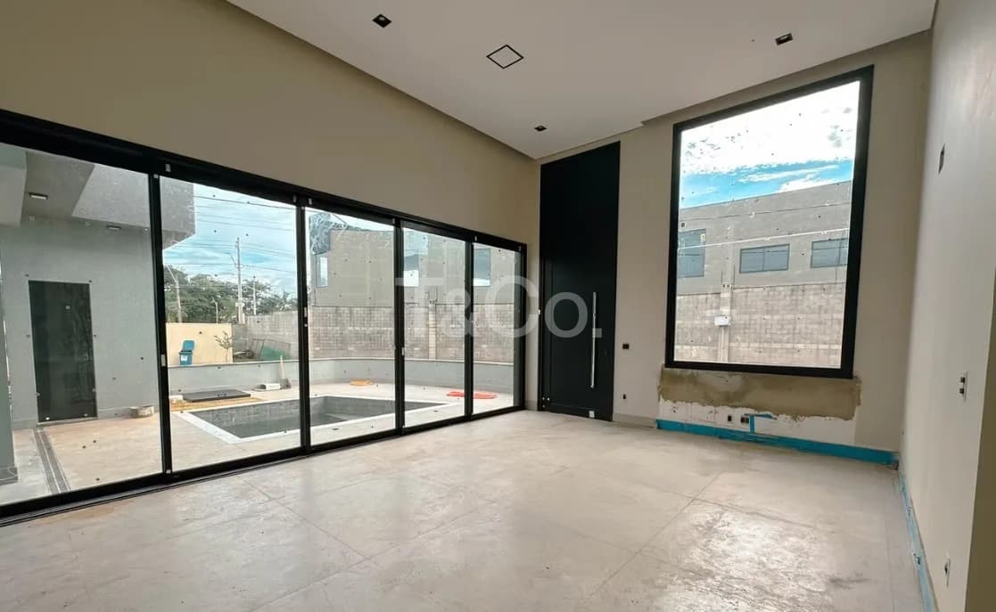 Casa Térrea À Venda No Condomínio Santorini Com Piscina Em Paulínia