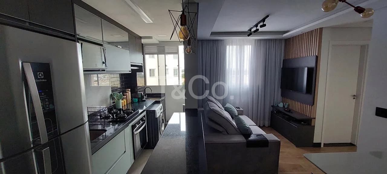 Apartamento 2 Quartos Em Paulínia, Último Andar e 2 Vagas