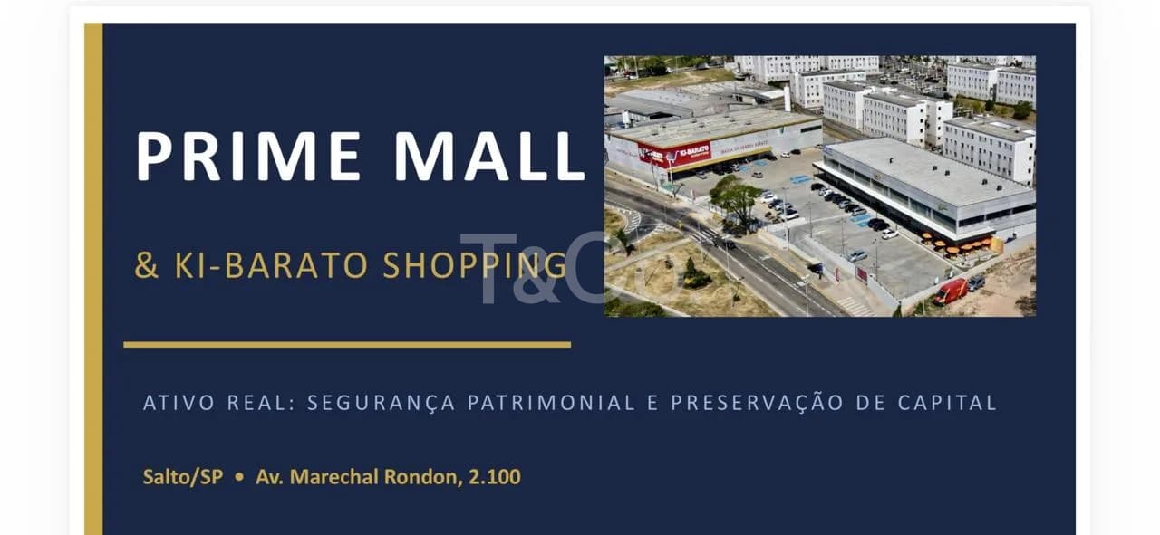 Área Comercial (Shopping) 5.227m² Em Salto Com 165 Vagas de Garagem e Segurança 24h