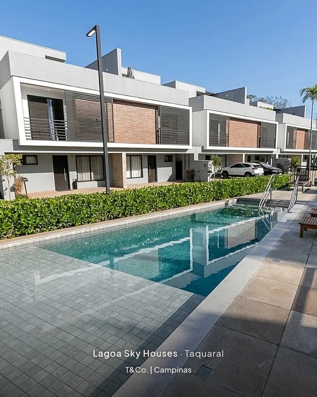 Lagoa Sky Houses: condomínio de sobrados no Parque Taquaral, em Campinas, pronto para morar. 🏡
Casas contemporâneas de
