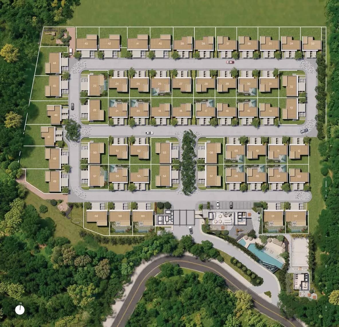 Casa da Mata em Sítios de Recreio Gramado, Campinas, planta 1