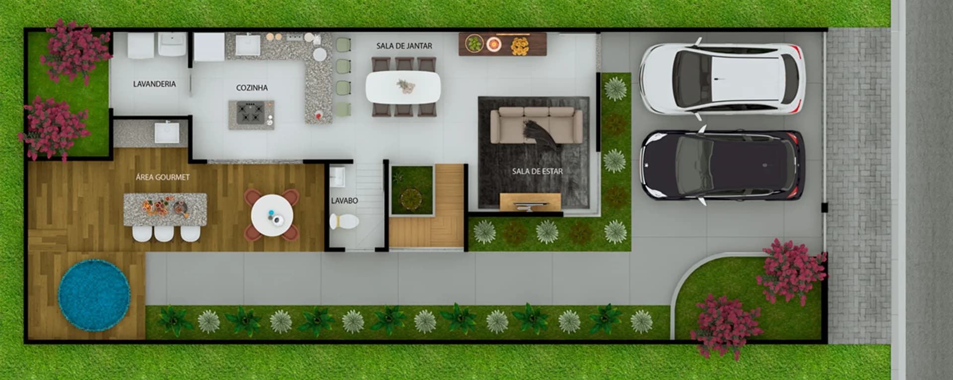 Smart Urba Vila Profeta em Residencial Campo Florido, Campinas: Planta do Smart Urba Vila Profeta, pavimento 1