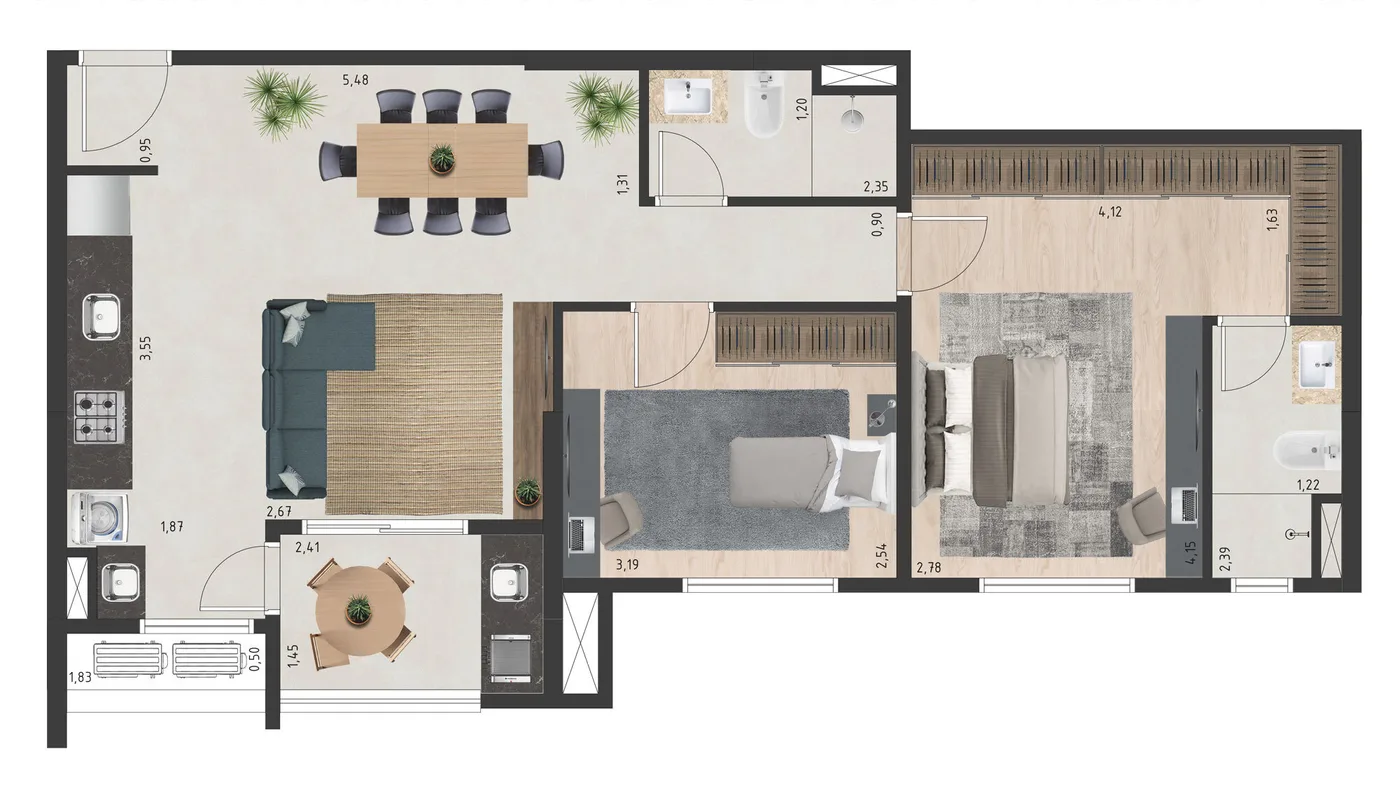 Eco Vila Primavera em Vila João Jorge, Campinas, planta 1