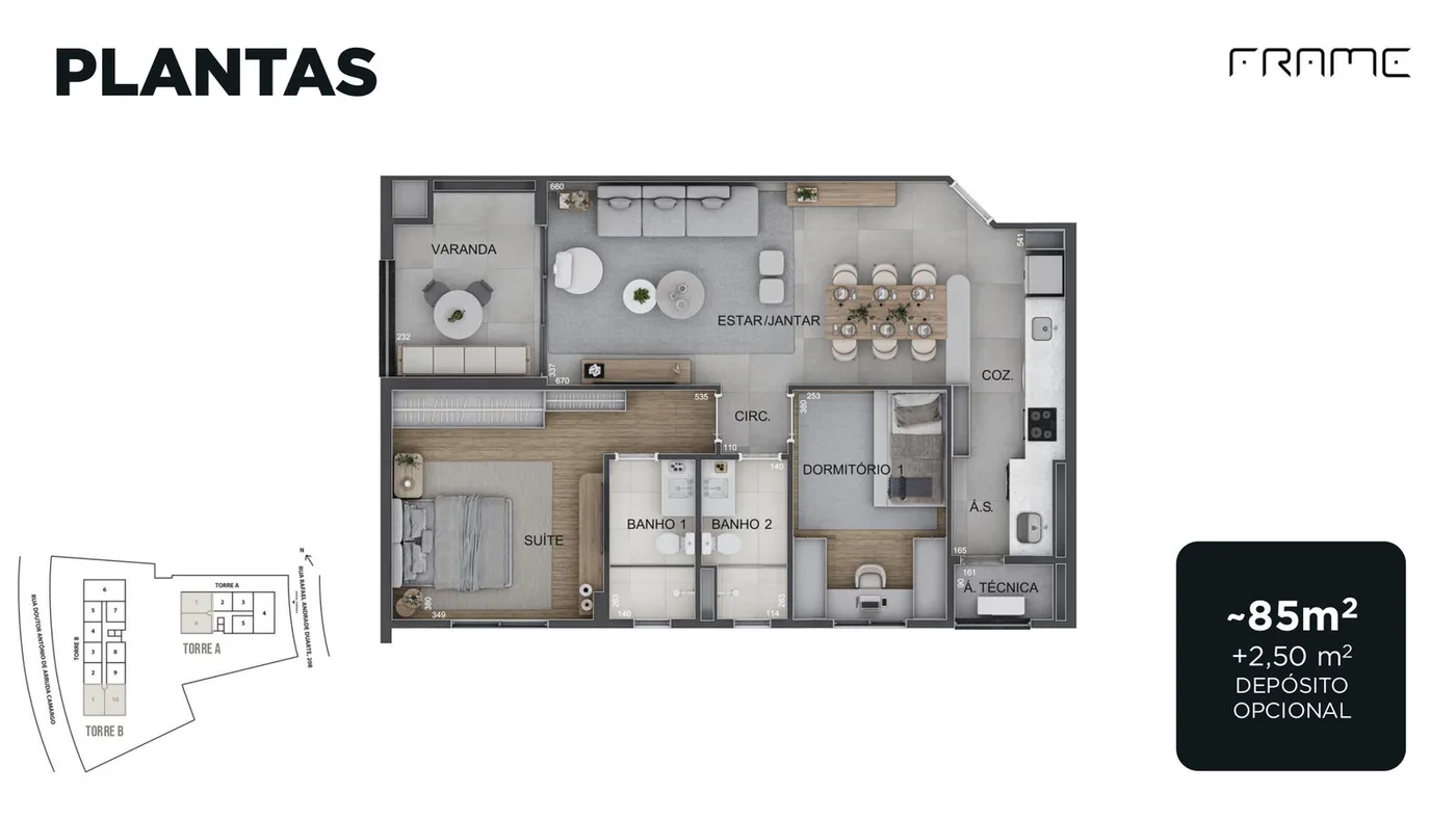 Frame Nova Campinas — planta 1