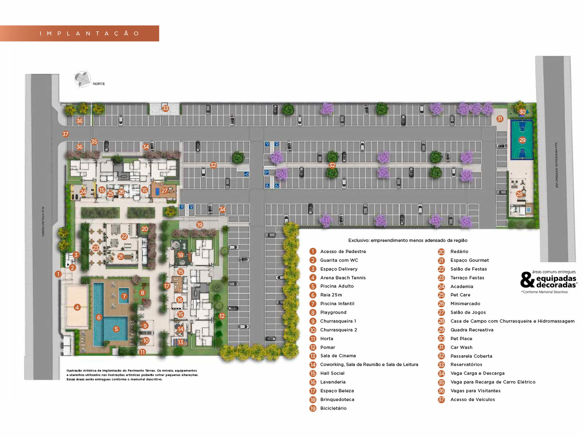 Floravita Residencial Clube em Morumbi, Paulínia, planta 1
