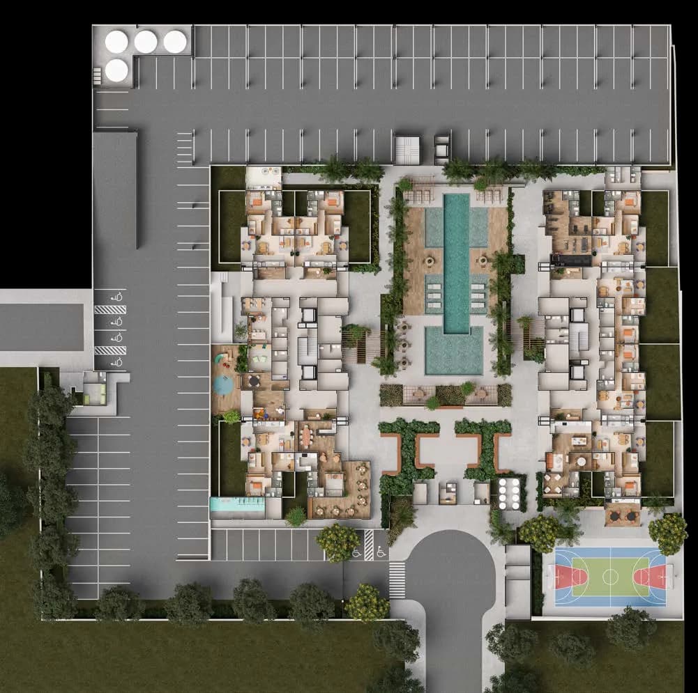 Toplife Taquaral em Vila Brandina, Campinas, planta 1