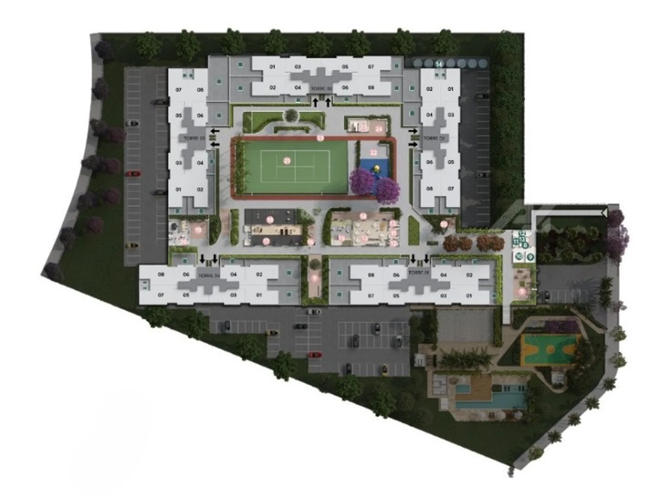 Sensia Swiss Garden em Swiss Park, Campinas, planta 1