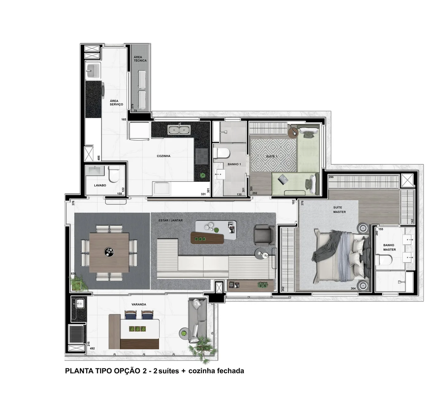 Vitra Cambuí em Cambuí, Campinas, planta 1