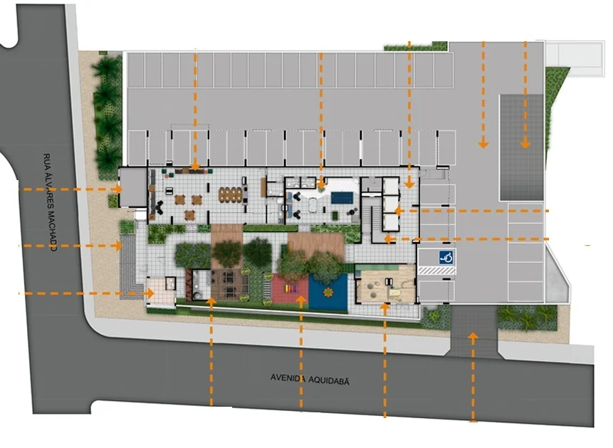 Next Residence em Centro, Campinas, planta 1